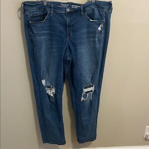 Torrid Perfect Boyfriend Ankle Vintage Stretch Jeans. Size 22T